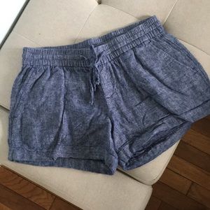 Old Navy linen blend chambray shorts